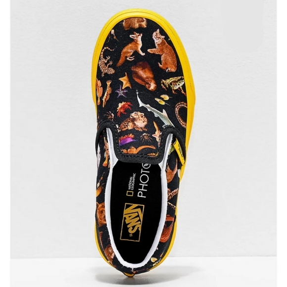 VANS x National Geographic Slip-On Ark Skate Shoes Unisex Youth 5 / Womens 6.5 - Picture 3 of 5